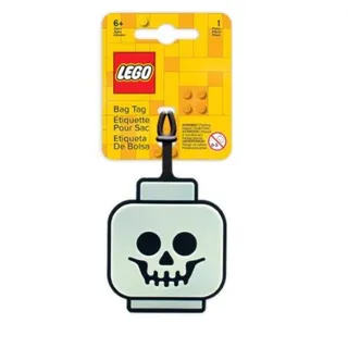 Skeleton Head Glow-In-The-Dark Bag Tag von LEGO – Produktfoto 2 von 8