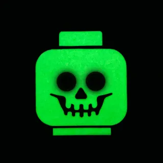 Skeleton Head Glow-In-The-Dark Bag Tag von LEGO – Produktfoto 6 von 8