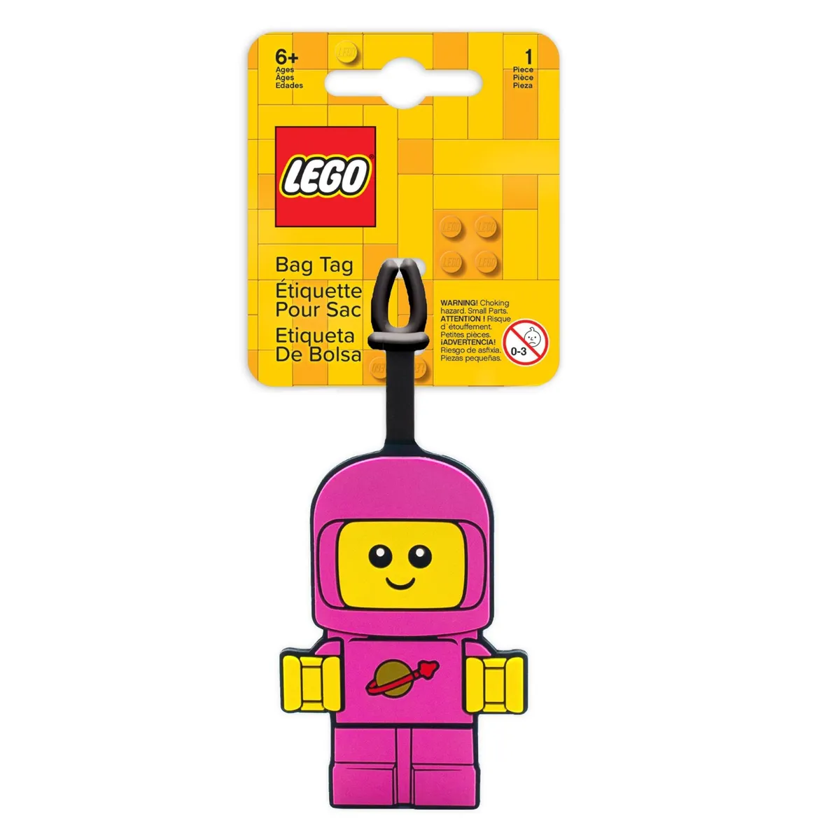 LEGO Space Baby Bag Tag – Pink (5009499) - Bild 1