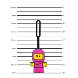 LEGO Space Baby Bag Tag – Pink (5009499) - afbeelding 2