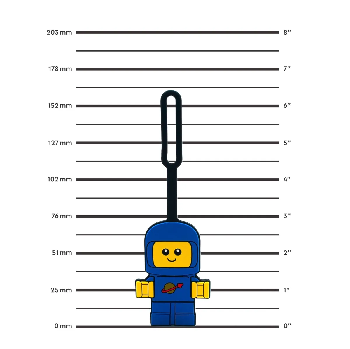 LEGO Space Baby Bag Tag – Blue (5009500) - Bild 2