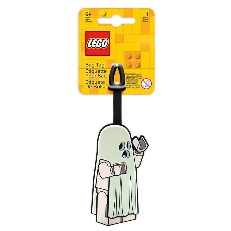 Ghost Glow-In-The-Dark Bag Tag by LEGO – product photo 2 of 7