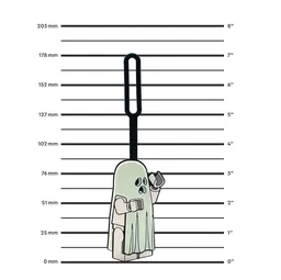 LEGO Ghost Glow-In-The-Dark Bag Tag (5009501) - afbeelding 2