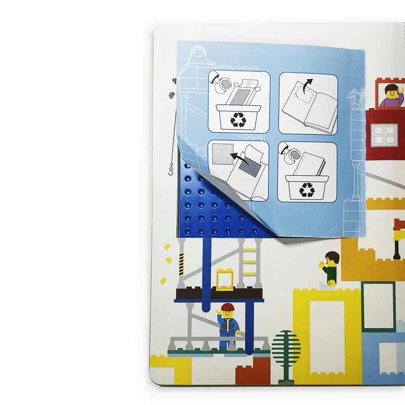 Reclaim and Recycle Notebook with Gel Pen – Thoughts by LEGO – product photo 5 of 8