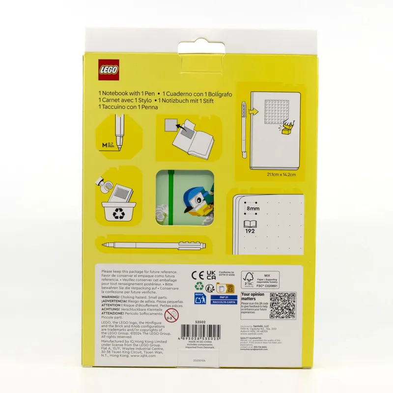 Notebook with Gel Pen de LEGO – photo du produit 8 sur 8