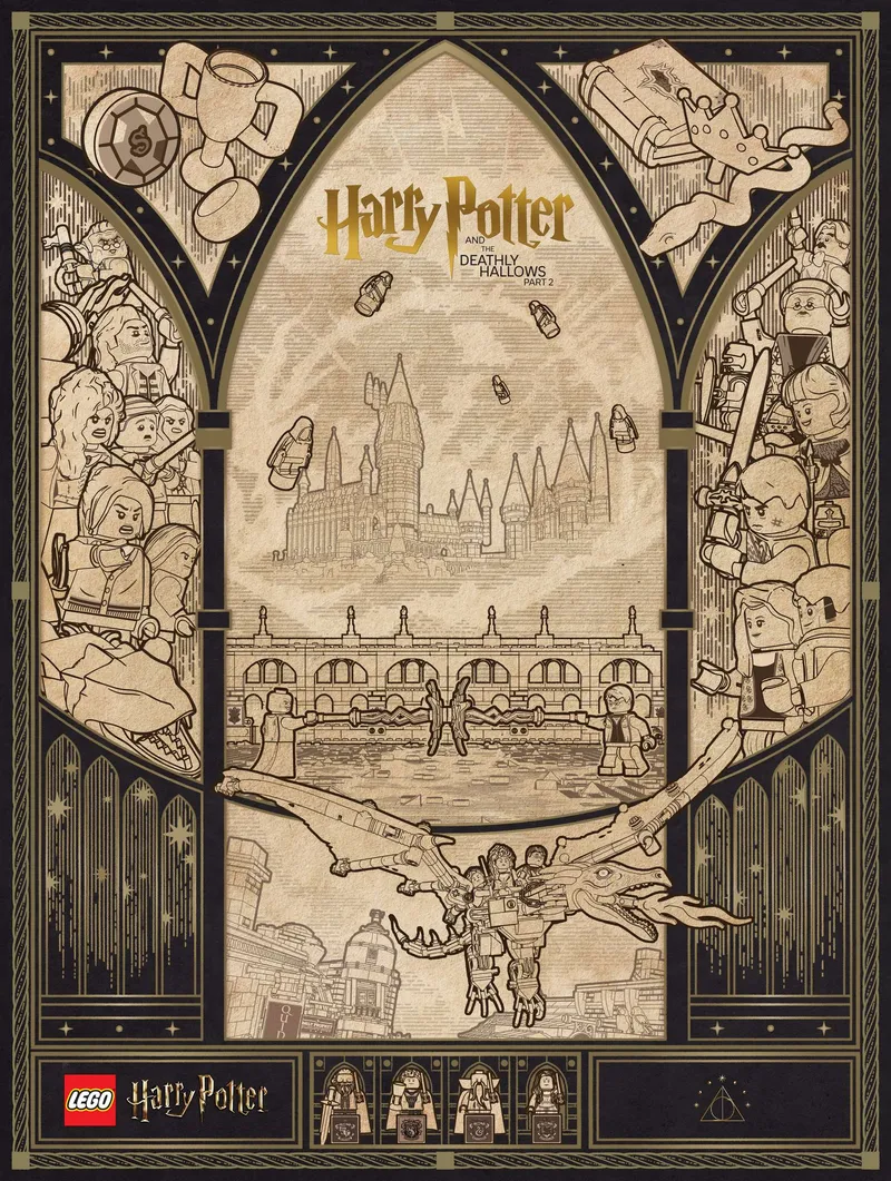 4 Harry Potter™ Posters – 2nd Edition by LEGO – product photo 5 of 5