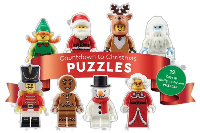 Countdown to Christmas Puzzles: 12 Days of Minifigure Advent Puzzles