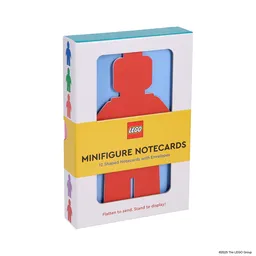 LEGO Minifigure Notecards: 12 Shaped Notecards with Envelopes (5009897) - afbeelding 1