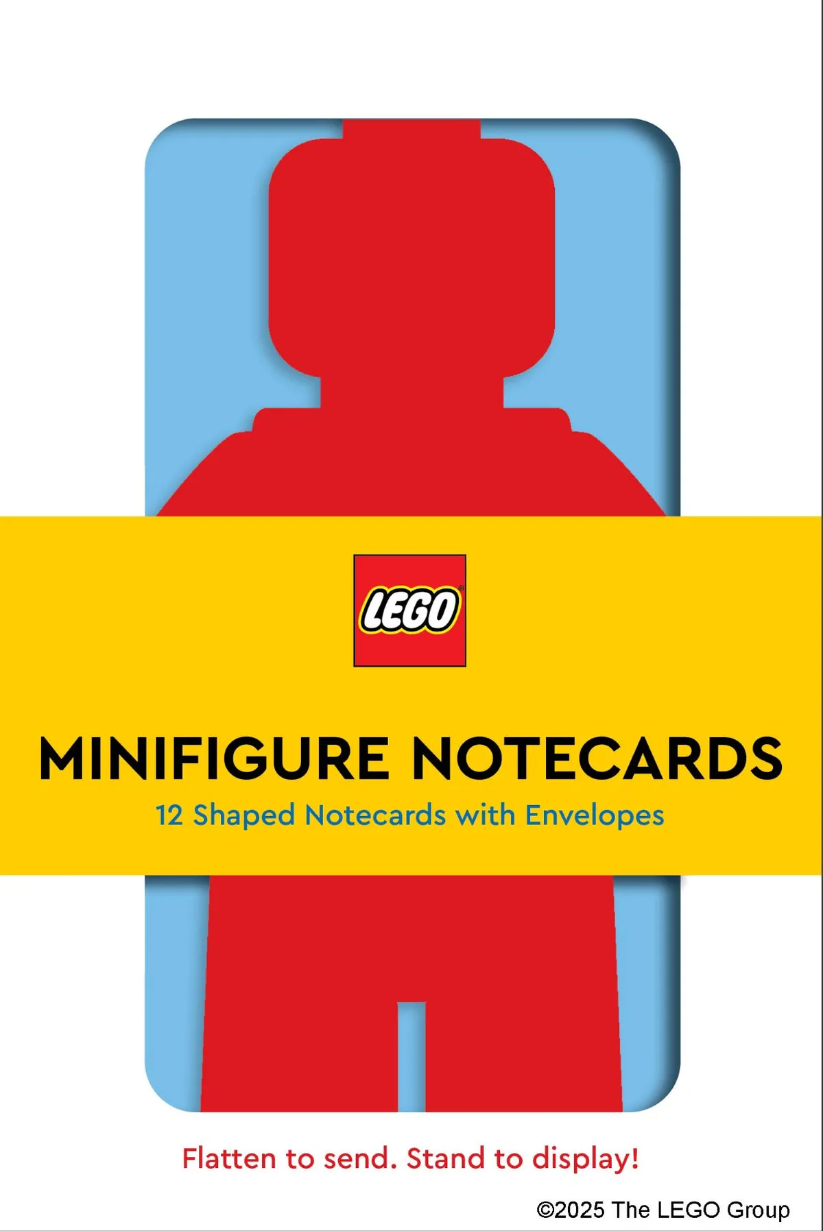 LEGO Minifigure Notecards: 12 Shaped Notecards with Envelopes (5009897)