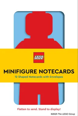 LEGO Minifigure Notecards: 12 Shaped Notecards with Envelopes (5009897)