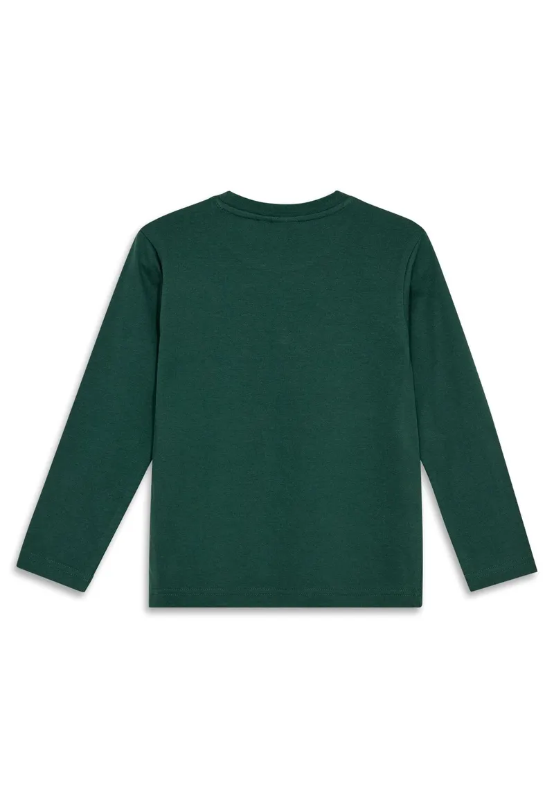 Kids Christmas Long Sleeve T-Shirt - Dark Green by LEGO – product photo 2 of 4
