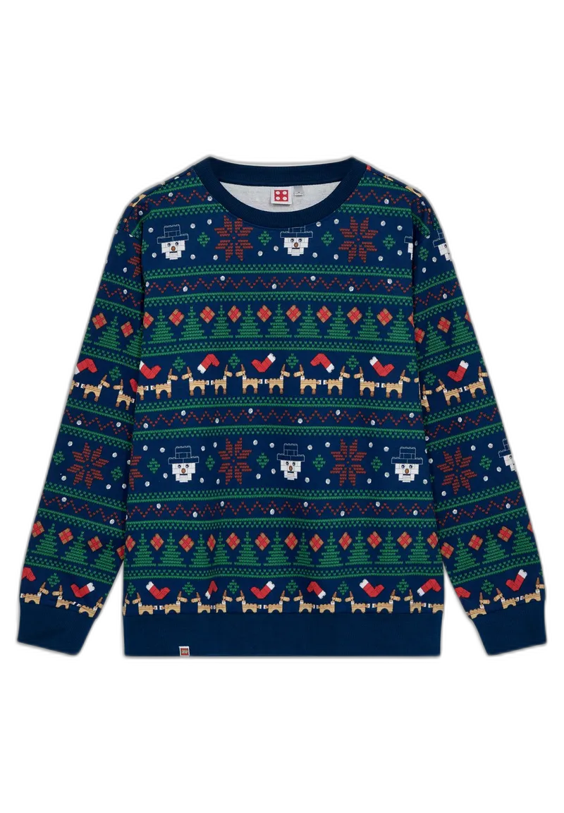 Adults Christmas Sweatshirt - Dark Blue