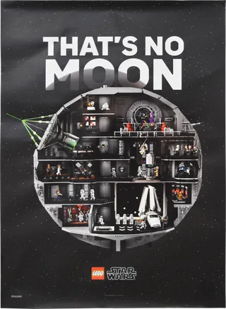 UCS Death Star™ Poster by LEGO – product photo 1 of 3