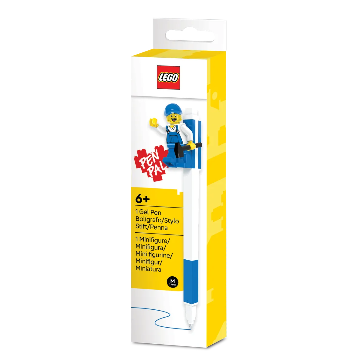 LEGO Pen Pal Gel Pen with Minifigure – Blue (5010102)