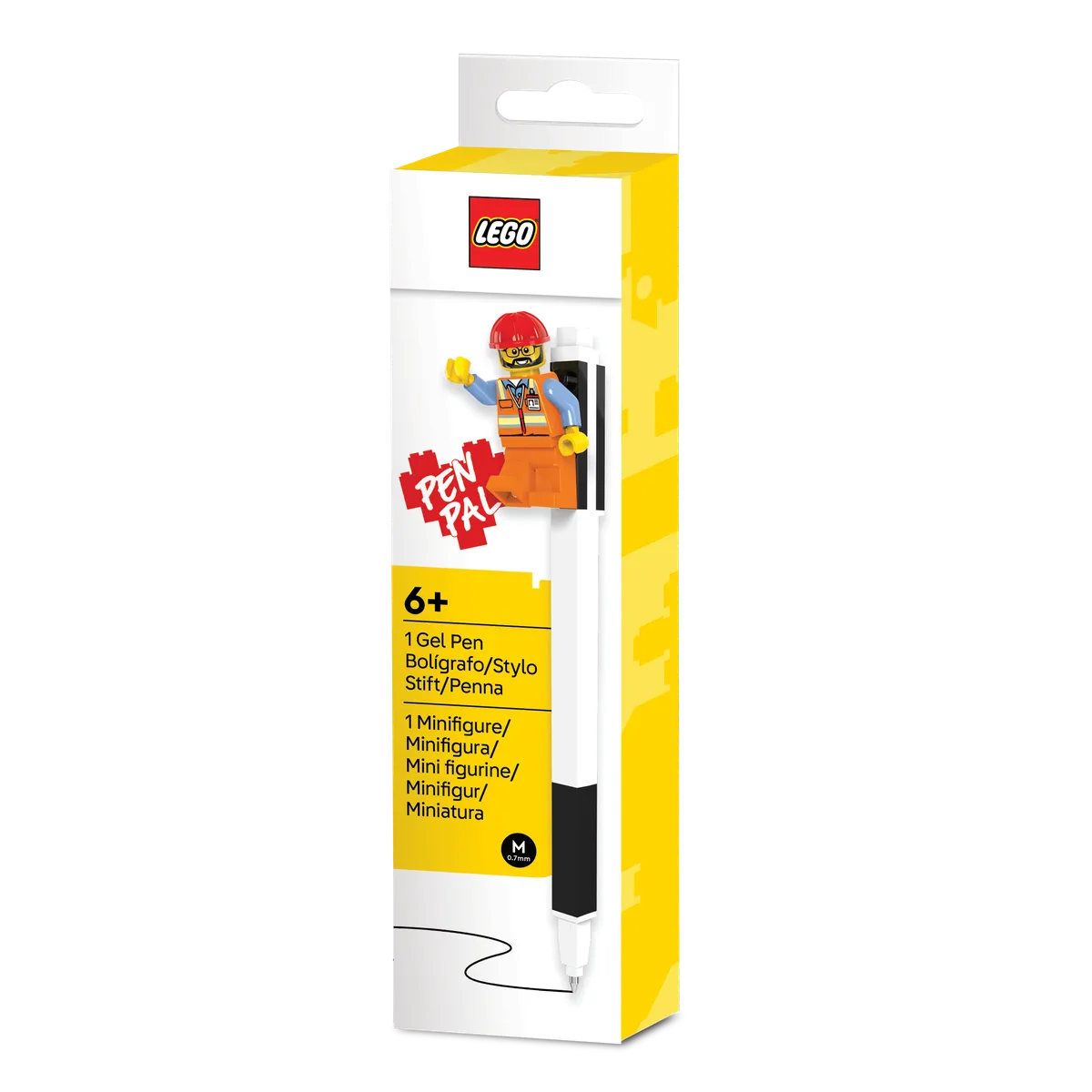 LEGO Pen Pal Gel Pen with Minifigure – Black (5010103)