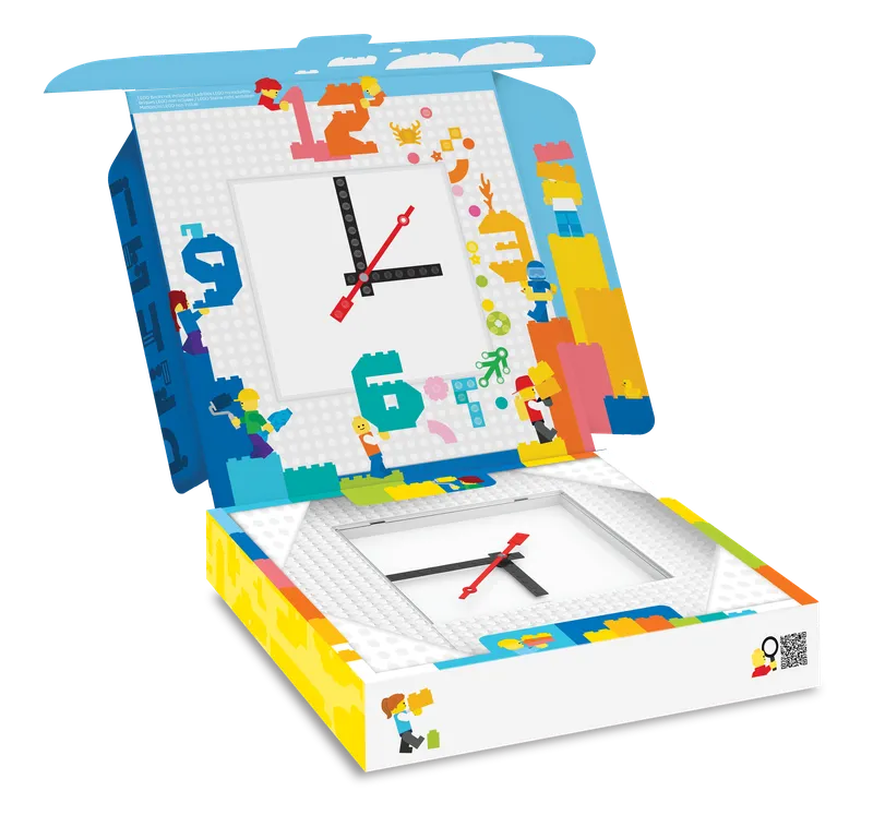 Wall Clock MOC (My Own Creation) – White från LEGO – produktbild 3 av 4