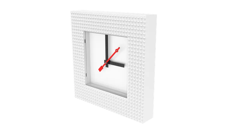 Wall Clock MOC (My Own Creation) – White från LEGO – produktbild 4 av 4