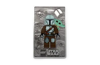 The Mandalorian™ and Grogu™ Metal Card by LEGO – product photo 1 of 2