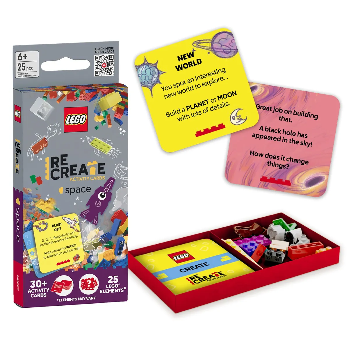 LEGO Recreate Activity Cards: Space (5010355)