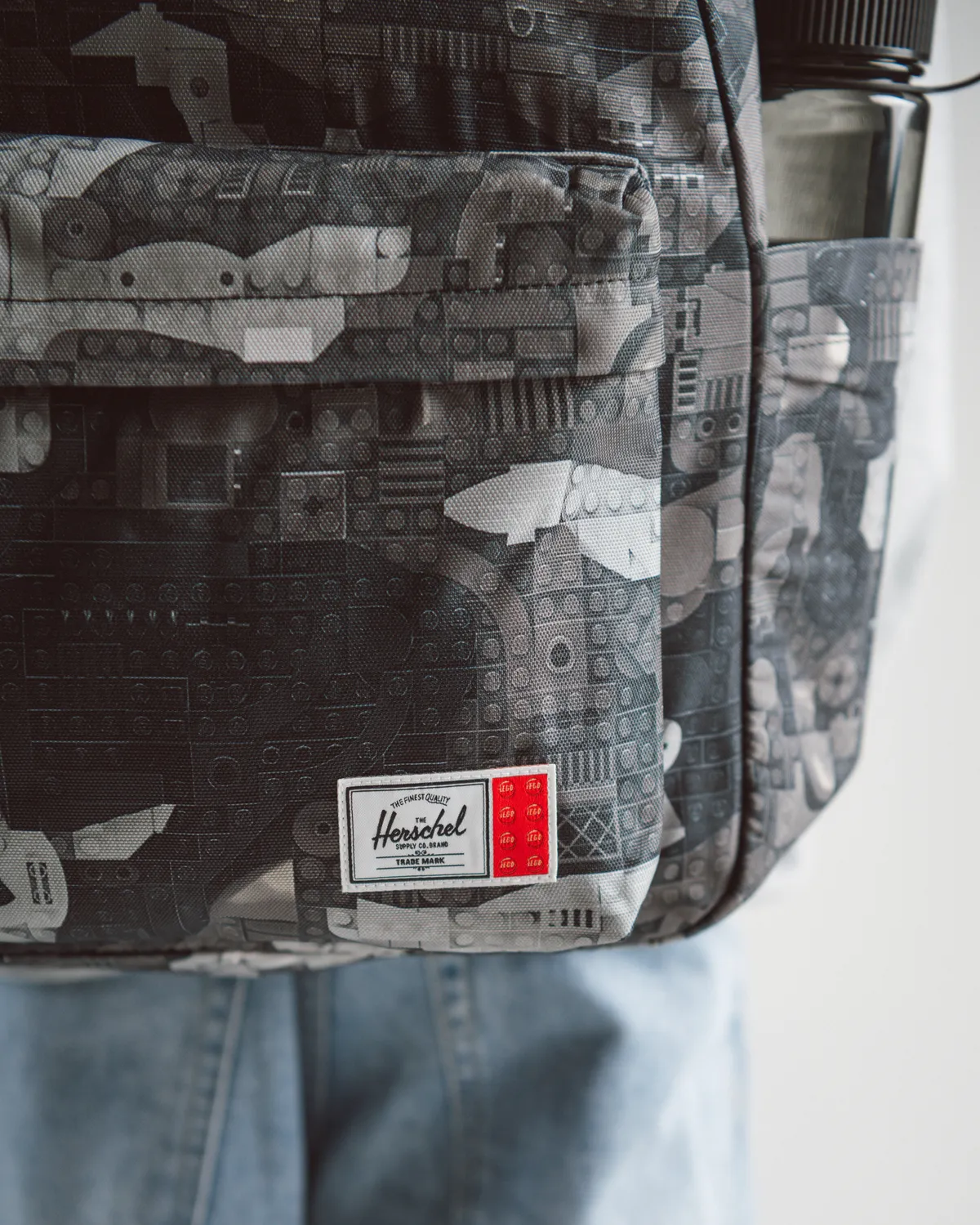 LEGO LEGO® Herschel Classic™ XL Backpack – Abstract Bricks Black (5010424) - Bild 5