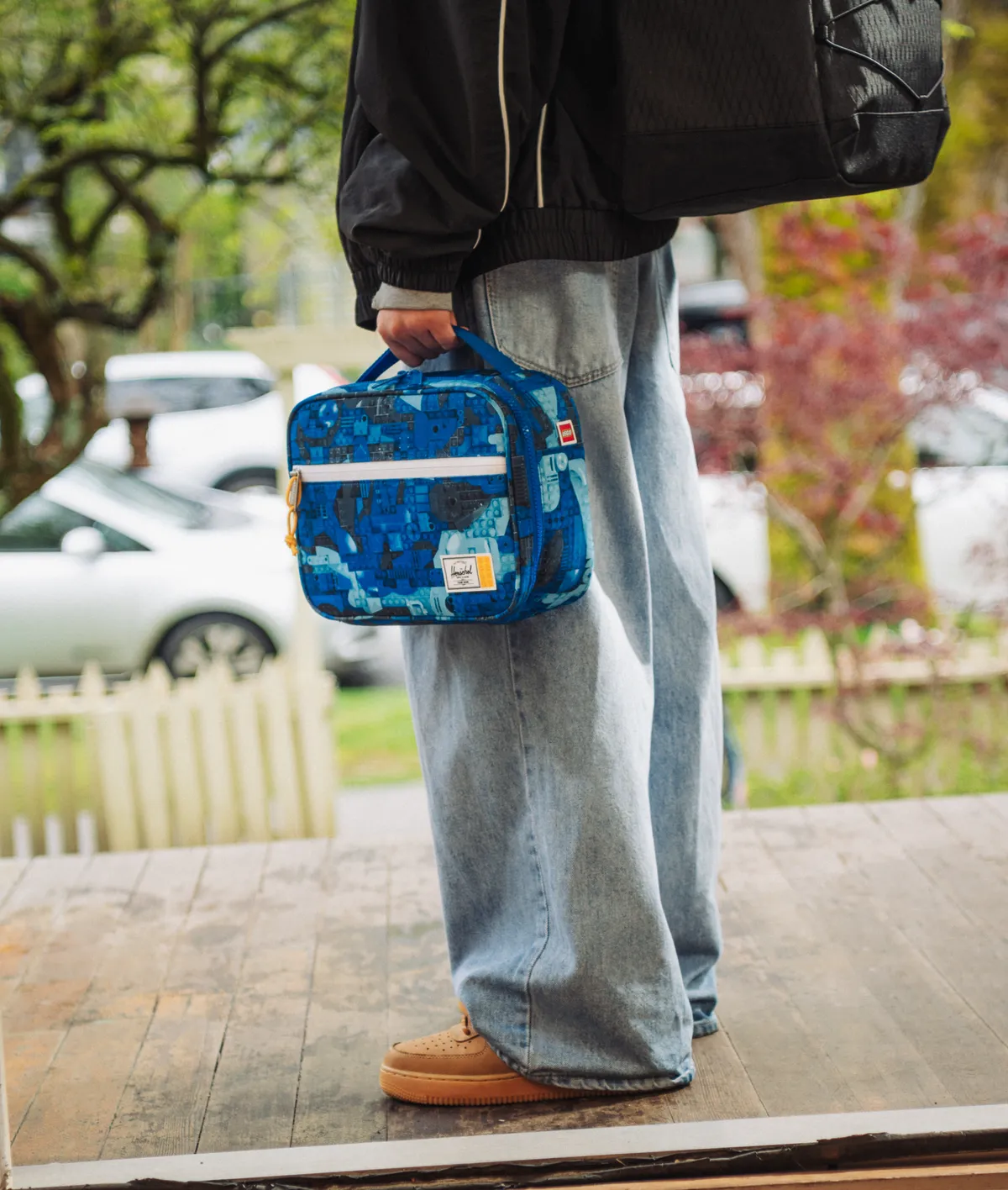 LEGO Pop Quiz Lunch Box Little Herschel™ – Abstract Bricks Blue (5010431) - Bild 4