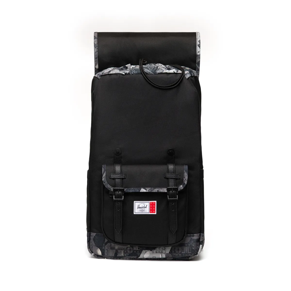 LEGO Herschel Little America™ Backpack – Black/Abstract Bricks Black (5010436) - Bild 1