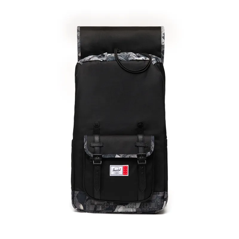 Herschel Little America™ Backpack – Black/Abstract Bricks Black fra LEGO – produktfoto 2 af 4
