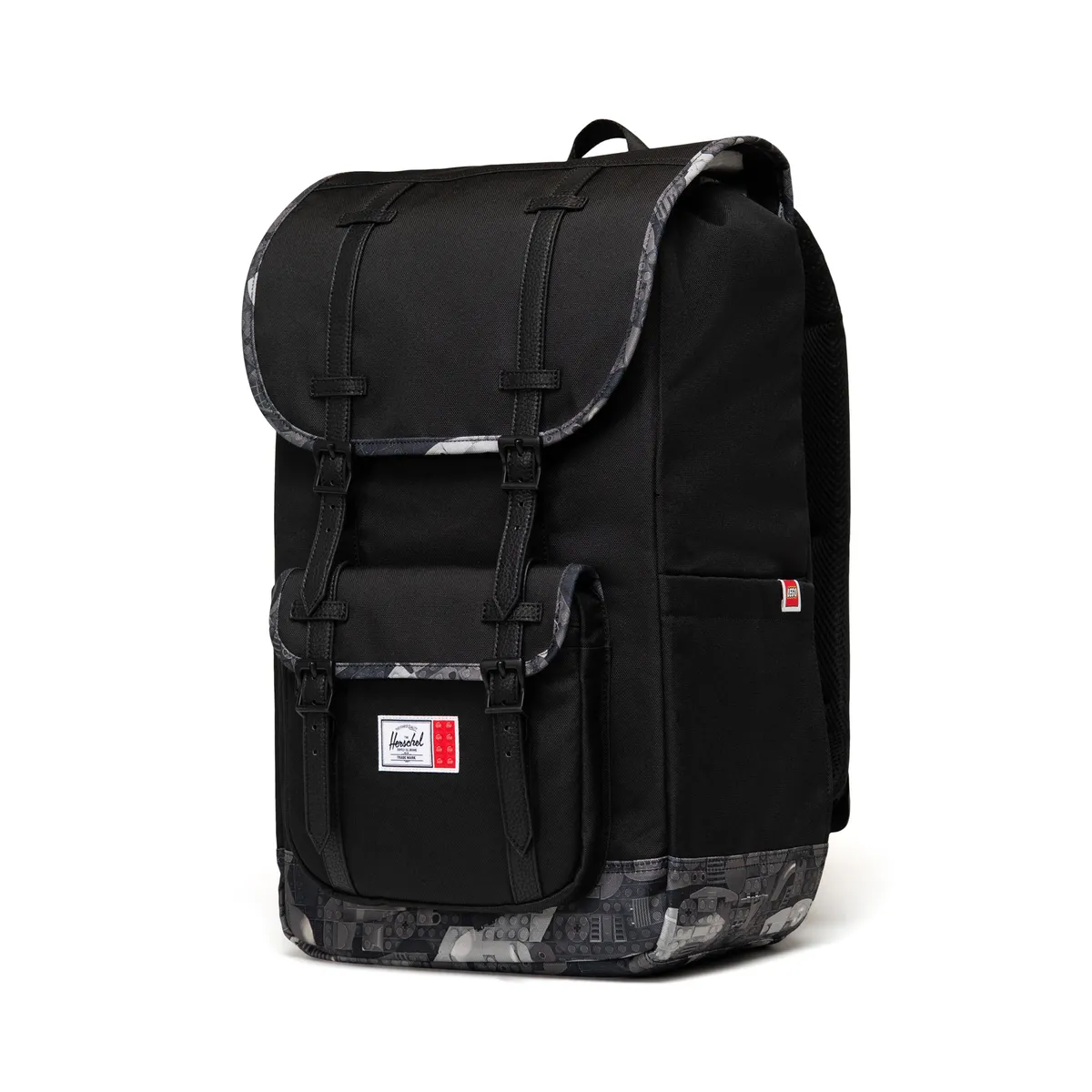 LEGO Herschel Little America™ Backpack – Black/Abstract Bricks Black (5010436) - Bild 2