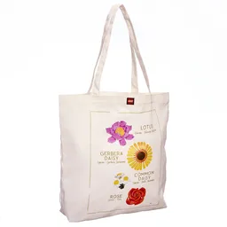 LEGO Simple Canvas Tote – Flower Names (5010890)
