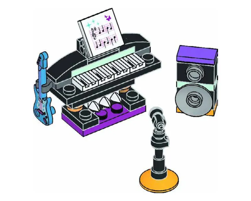 Andrea's Stage van LEGO – productfoto