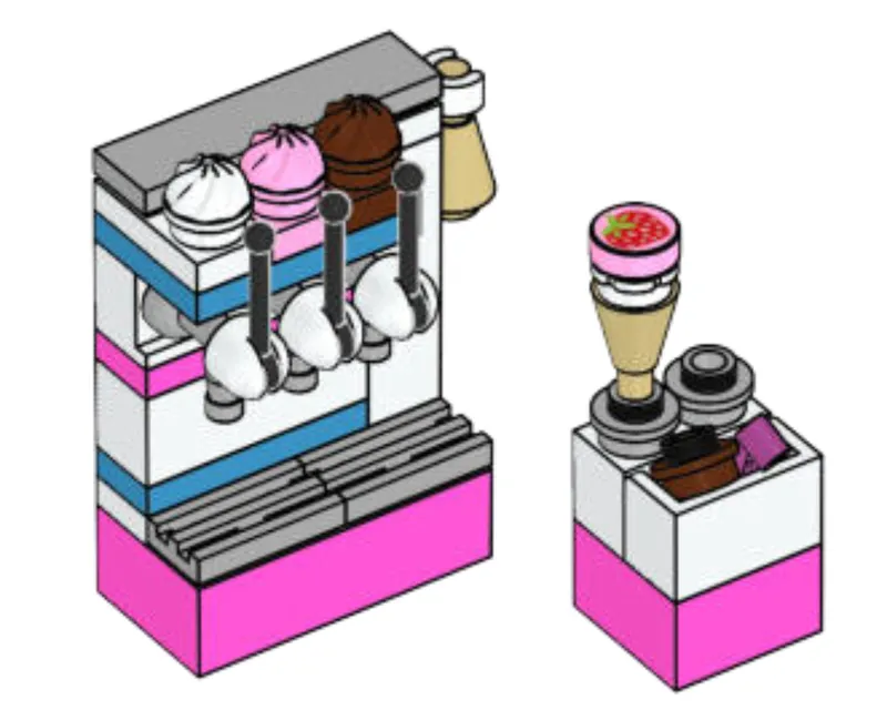 Olivia's Ice Cream Machine de LEGO – photo du produit