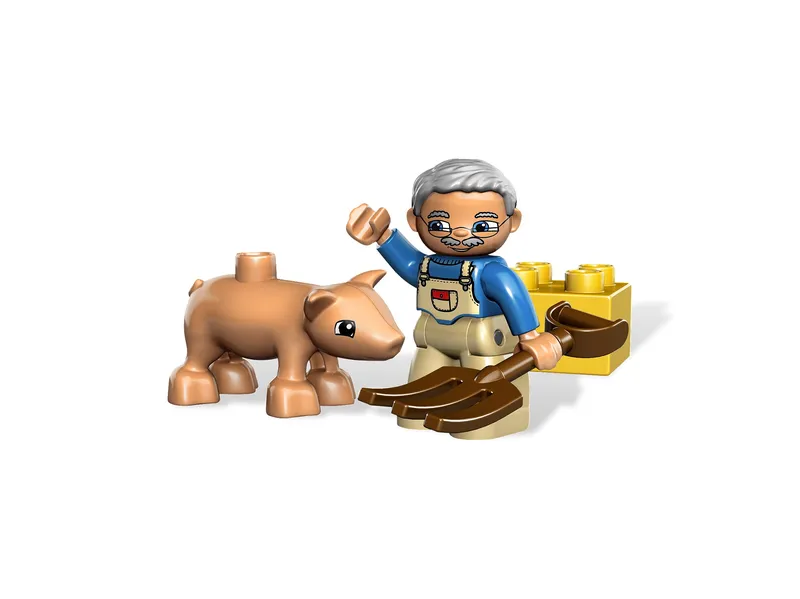 Little Piggy: Een Zonnige Dag op de LEGO Boerderij