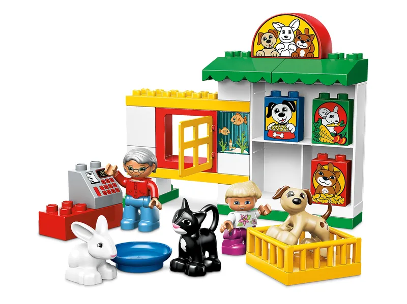 Ontdek de Dierenwinkel met LEGO DUPLO set 5656