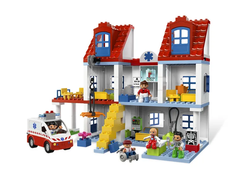 Big City Hospital van LEGO – productfoto