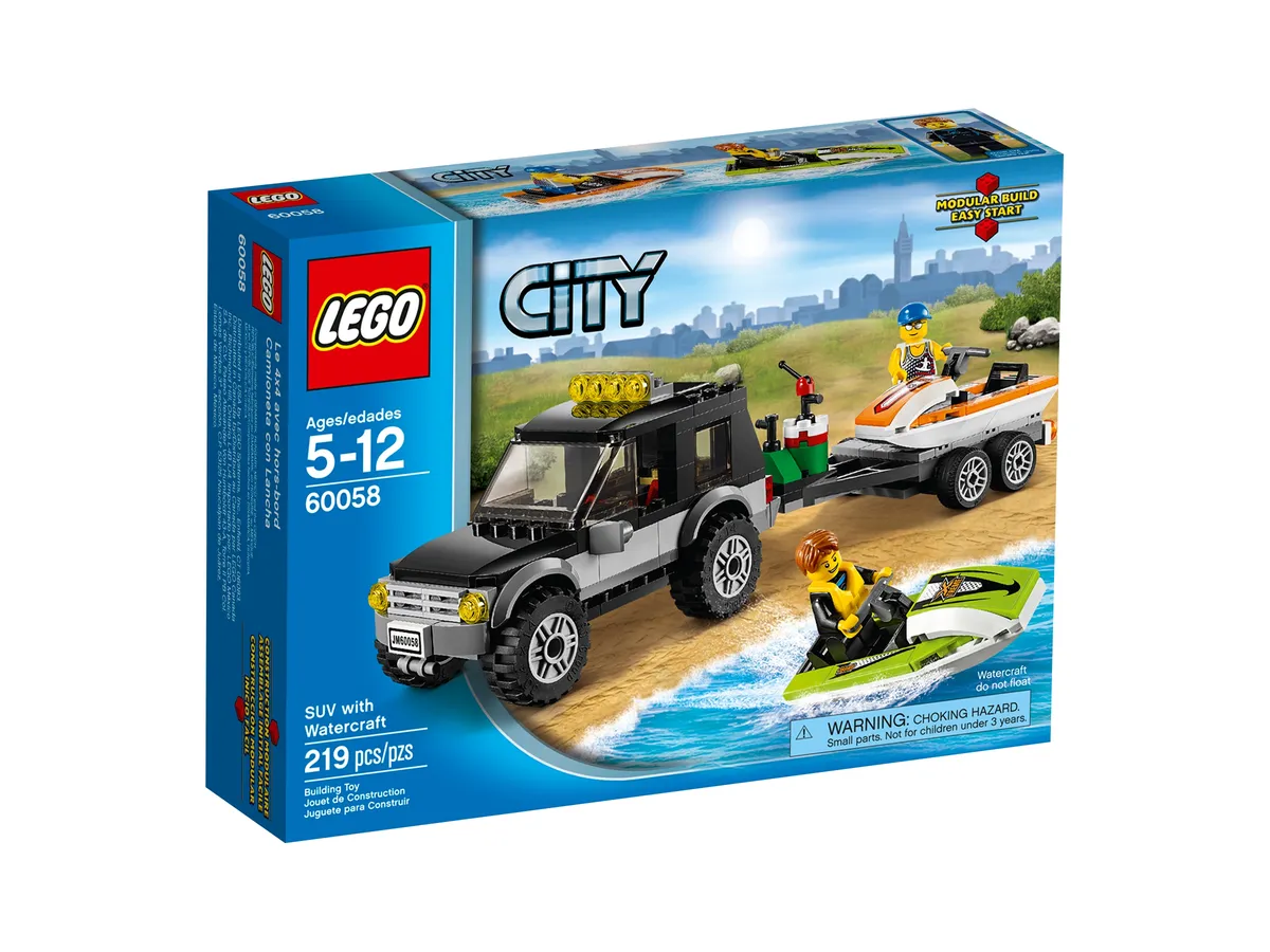 LEGO SUV with Watercraft (60058) - image 1