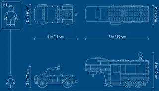 Pick-uptruck en caravan van LEGO – productfoto 14 van 14