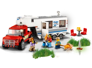 Pick-uptruck en caravan van LEGO – productfoto 3 van 14