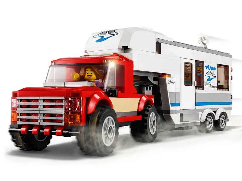 Pick-uptruck en caravan van LEGO – productfoto 5 van 14