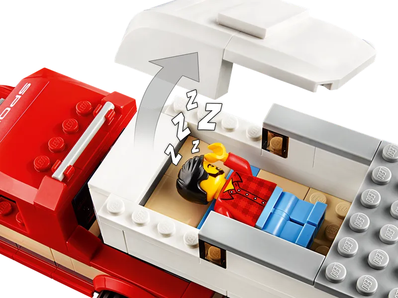 Pick-uptruck en caravan van LEGO – productfoto 6 van 14