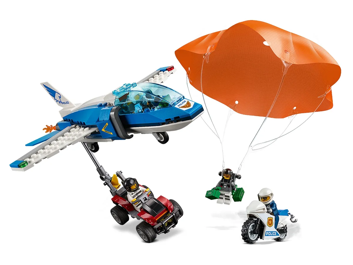 LEGO Sky Police Parachute Arrest (60208) - Bild 3