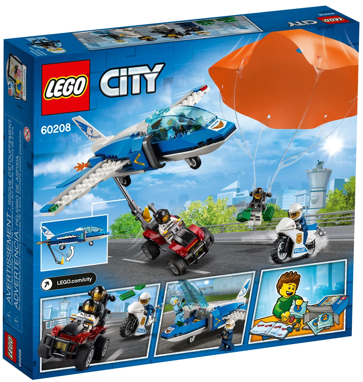 LEGO Sky Police Parachute Arrest (60208) - Bild 7