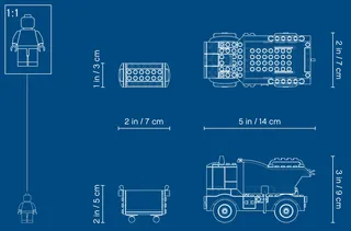 Vuilniswagen van LEGO – productfoto 10 van 10