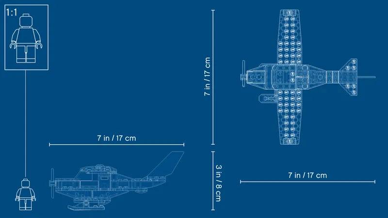 Mail Plane fra LEGO – produktbillede 8 af 8