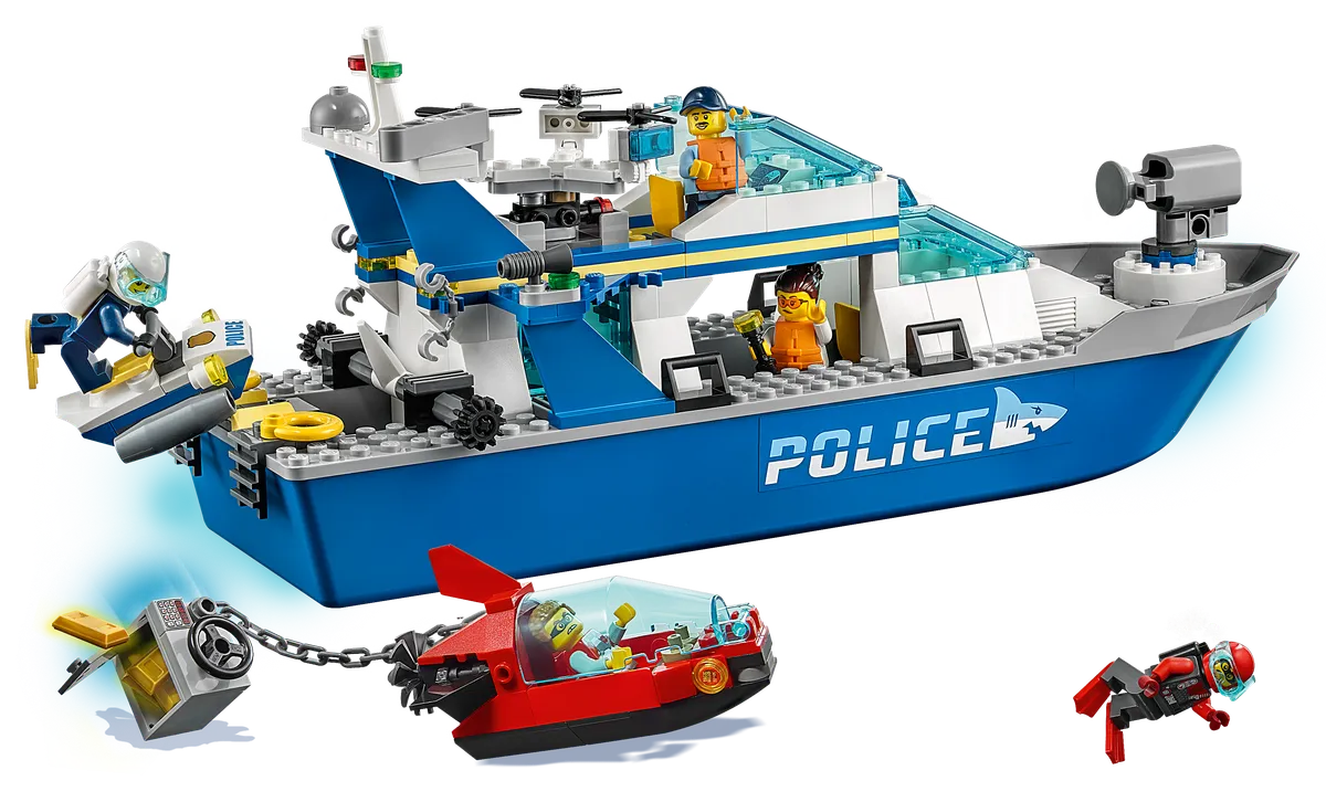 LEGO Police Patrol Boat (60277) - Bild 2
