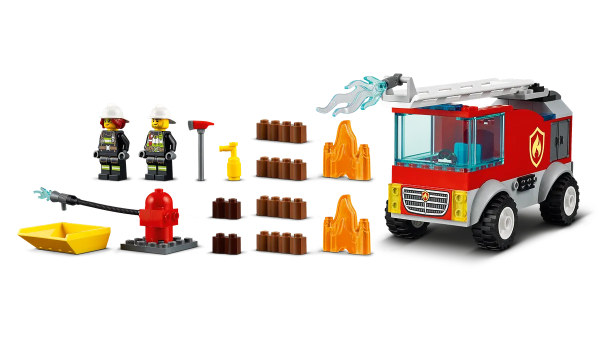 LEGO Fire Ladder Truck (60280) - image 4