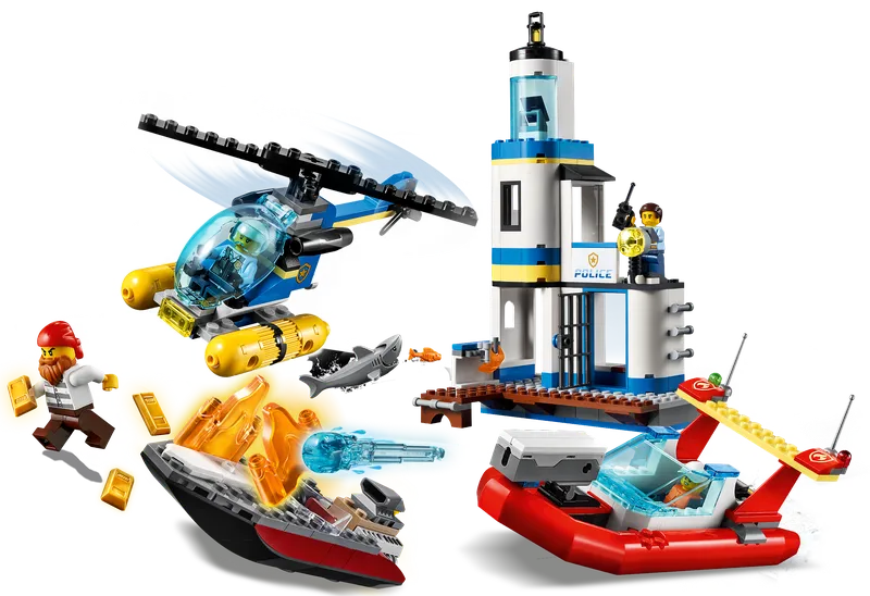 Seaside Police and Fire Mission van LEGO – productfoto 3 van 11
