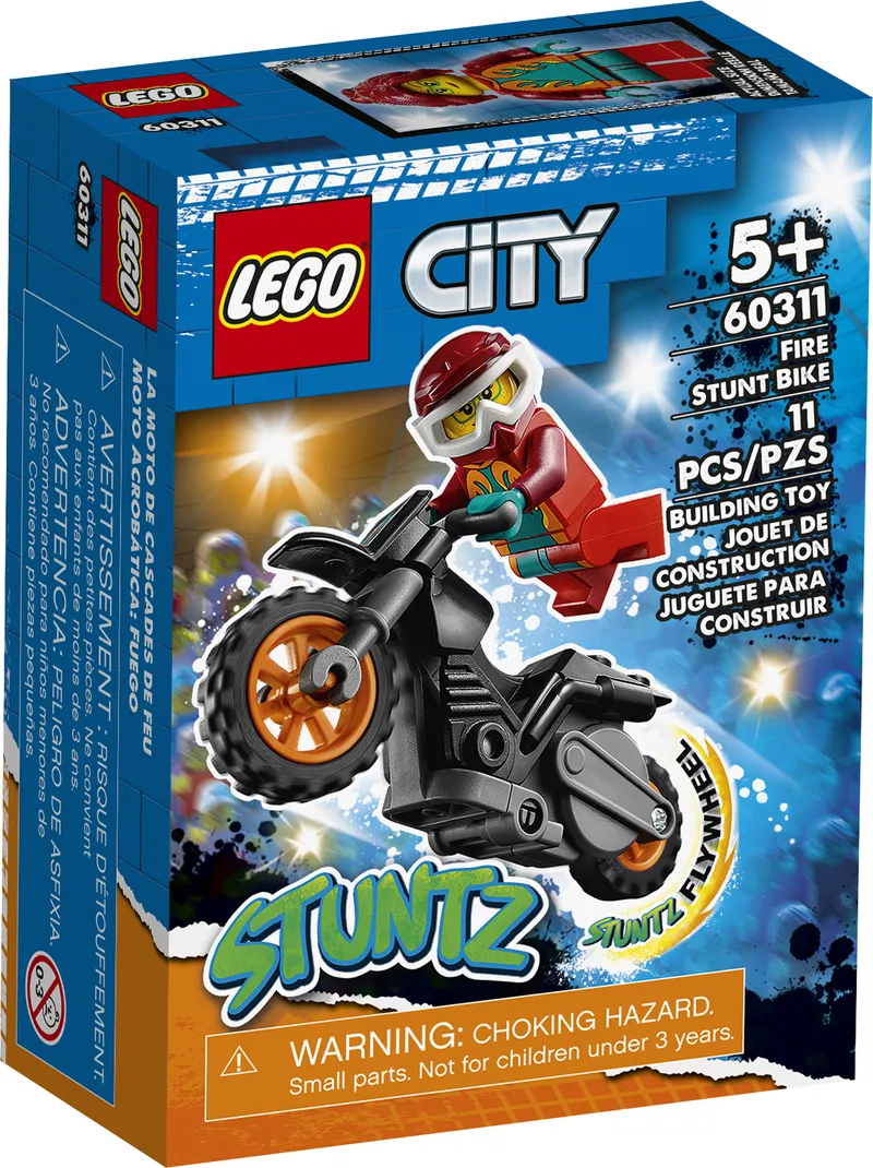Fire Stunt Bike van LEGO – productfoto 2 van 11