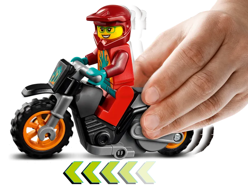 Fire Stunt Bike van LEGO – productfoto 4 van 11