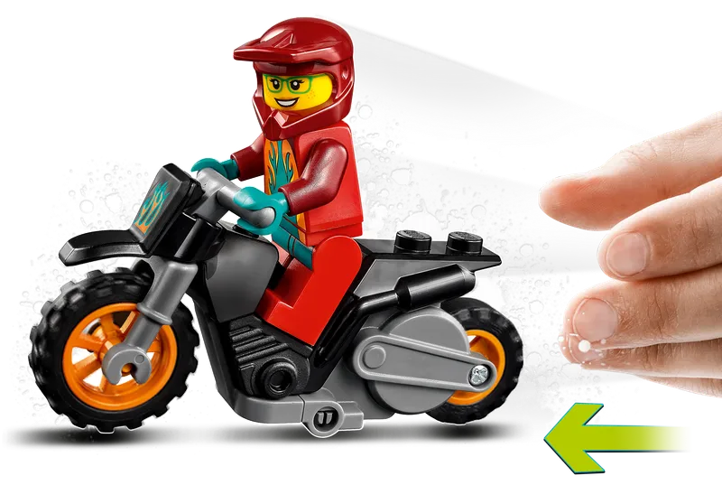 Fire Stunt Bike van LEGO – productfoto 5 van 11