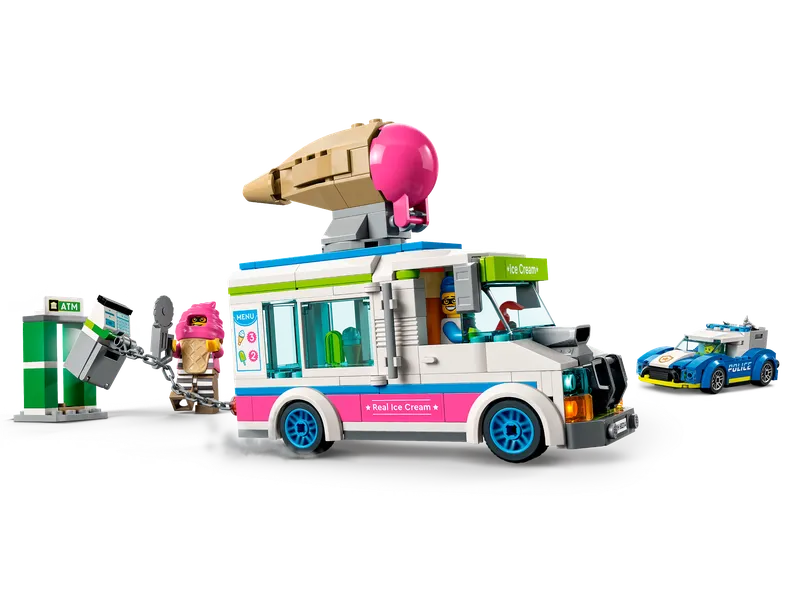 Ice Cream Truck Police Chase fra LEGO – produktbillede 3 af 7